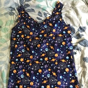 Galaxy muscle shirt